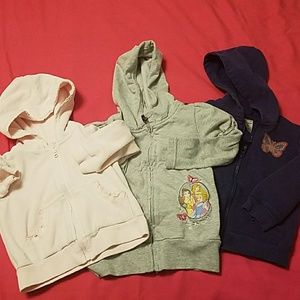 Lot of 3 hoodies 3t